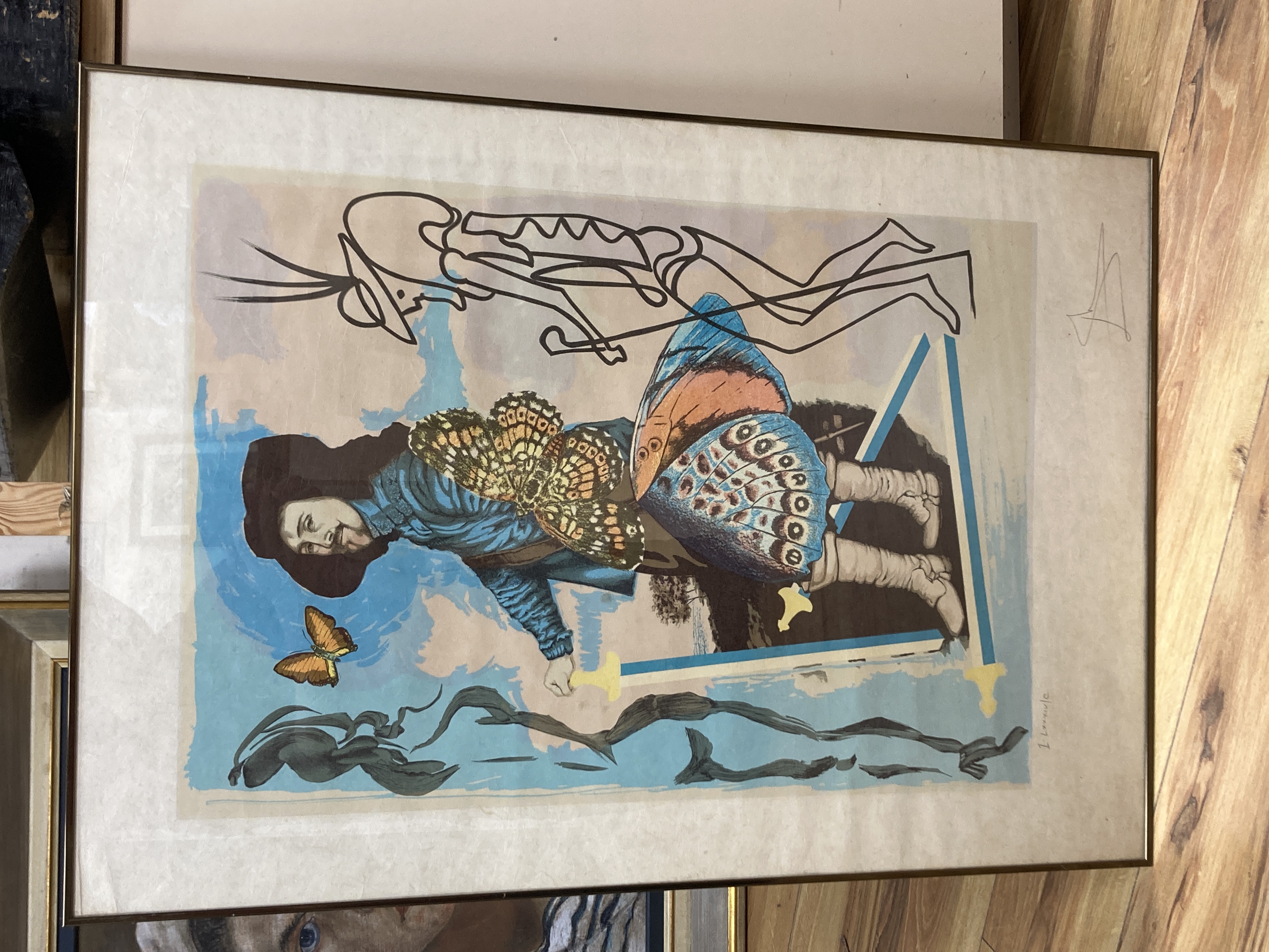 Salvador Dali (1904-1989), lithograph on Japan paper, Courtier Asasove, 1976, signed in pencil and number I-LXXXIV/C, overall 74 x 51cm